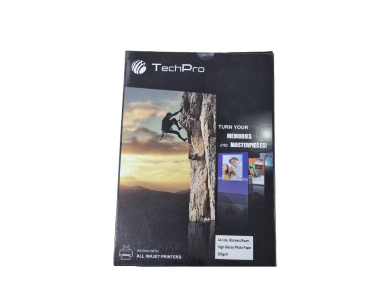TechPro A4 Glossy Photo Paper 250gsm 50pcs/pack