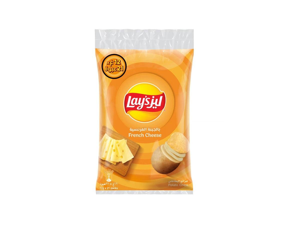 Lay's French Cheese Potato Chips 12g Pack of 21 - Image 2