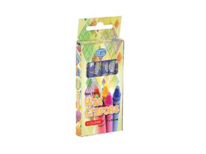 FIS 6 Colours Crayon 8cm x 90mm (FSCR096N)