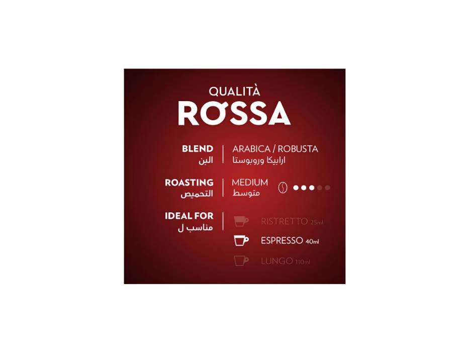 Lavazza Qualità Rossa espresso in compatible machine