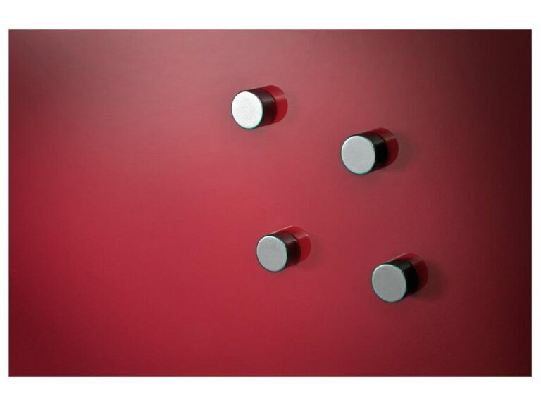 Legamaster Glassboard Silver 13mm Magnets, 6pcs/pack (7-181700)