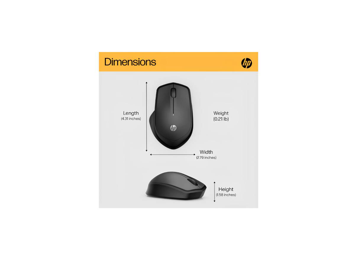 NewProject_90_bcee2755-8789-45ff-921b-1d2be28cdd4e.jpg HP 280 Silent Wireless Mouse Black 19U64AA alternate product view 3