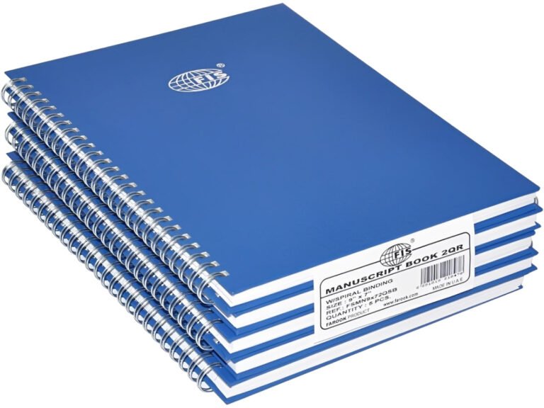 FIS Manuscript Spiral Notebook 9 x 7 in, 96 Sheets