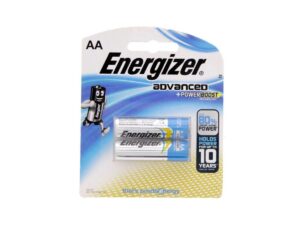 Energizer X91 E2 AA Alkaline Battery, (Pack of 2)