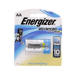 Energizer X91 E2 AA Alkaline Battery, (Pack of 2)