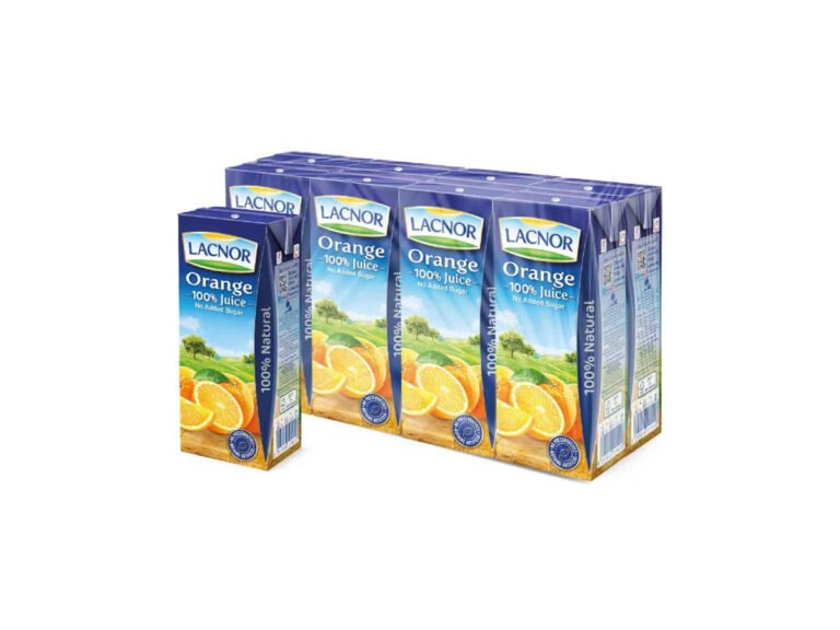 Lacnor Orange Juice 180ml – Pack of 8