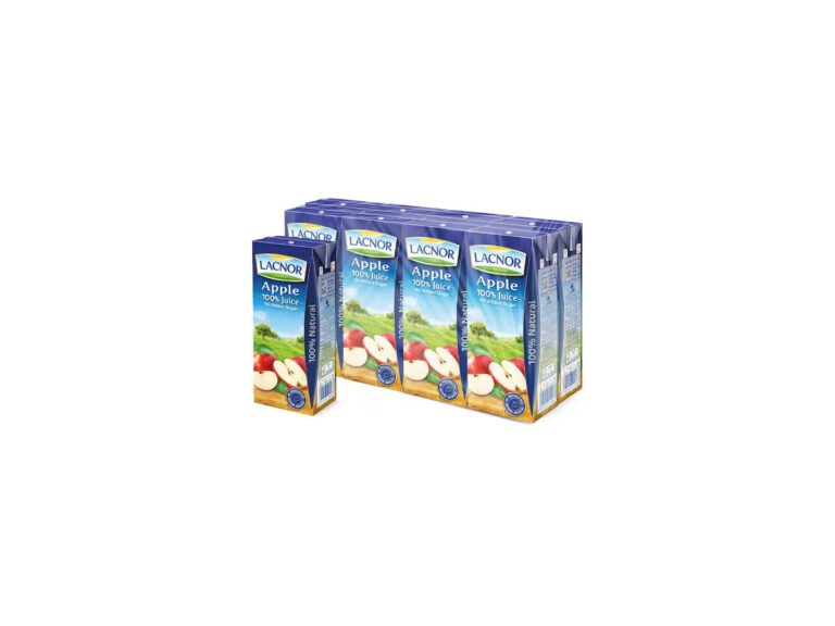 Lacnor Apple Juice 180ml – Pack of 8