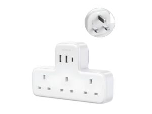 UGREEN 6-in-1 Power Strip with 3 AC and 3 USB Ports