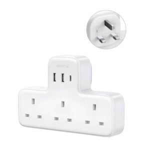 UGREEN 6-in-1 Power Strip with 3 AC and 3 USB Ports