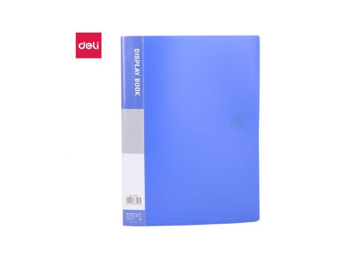 Deli 5002 Clear Book A4 Assorted Colors 20 Pockets - Image 2