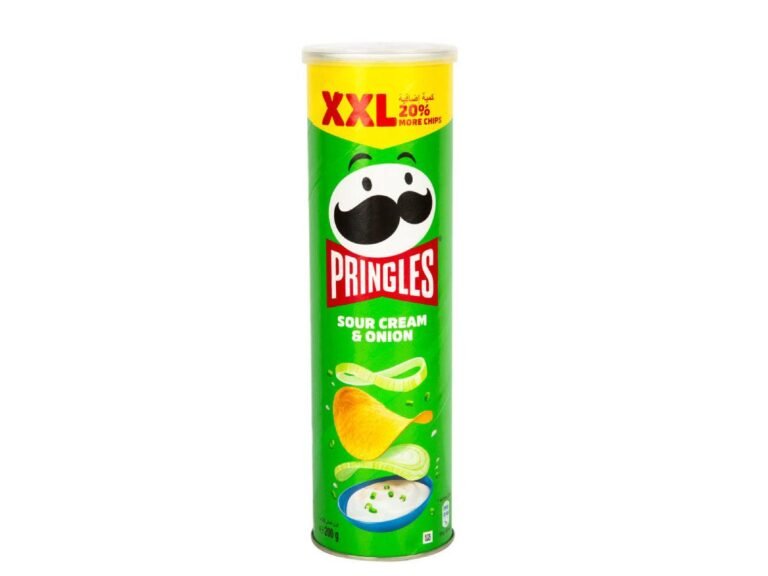 Pringles Sour Cream & Onion Flavored Potato Crisps 200g