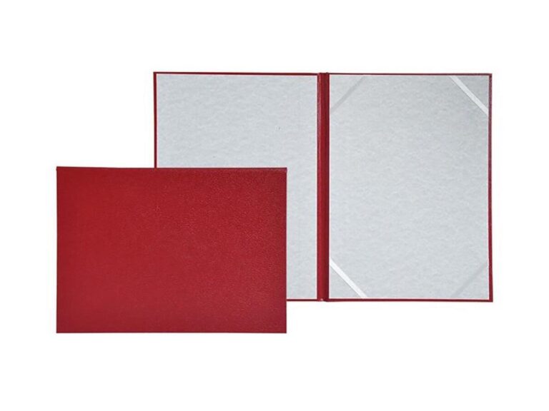 FIS Certificate Folders Hard Cover Vinyl Material, Maroon (FSCLCH02MR)
