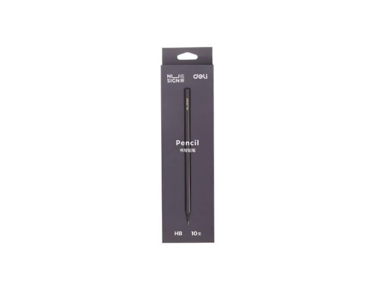 Deli Nusign HB Pencils, Black, Pack of 10