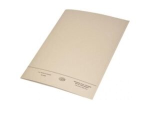 FIS Square Cut Folder FS With Fastener, Buff