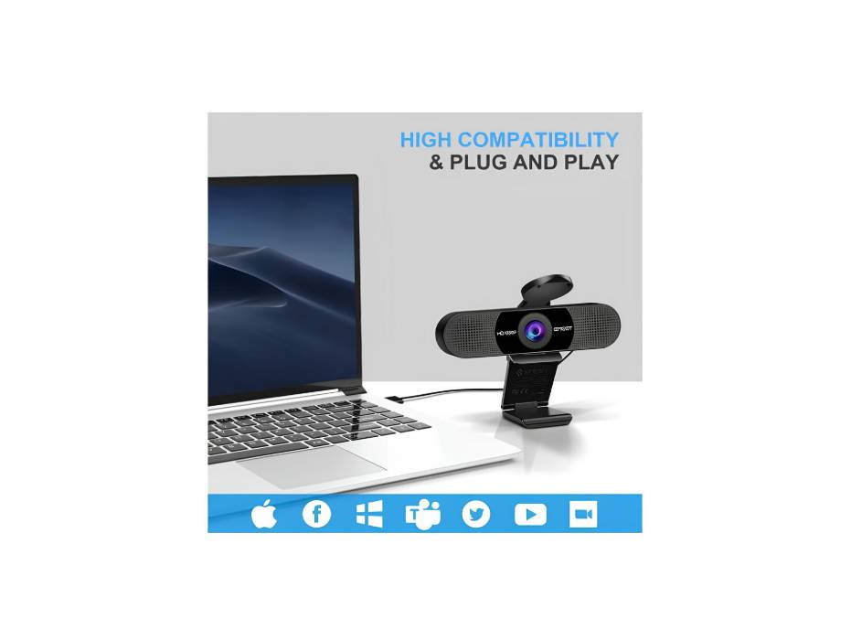 EMEET C960 4K Webcam with Privacy Cover alternate product view 5