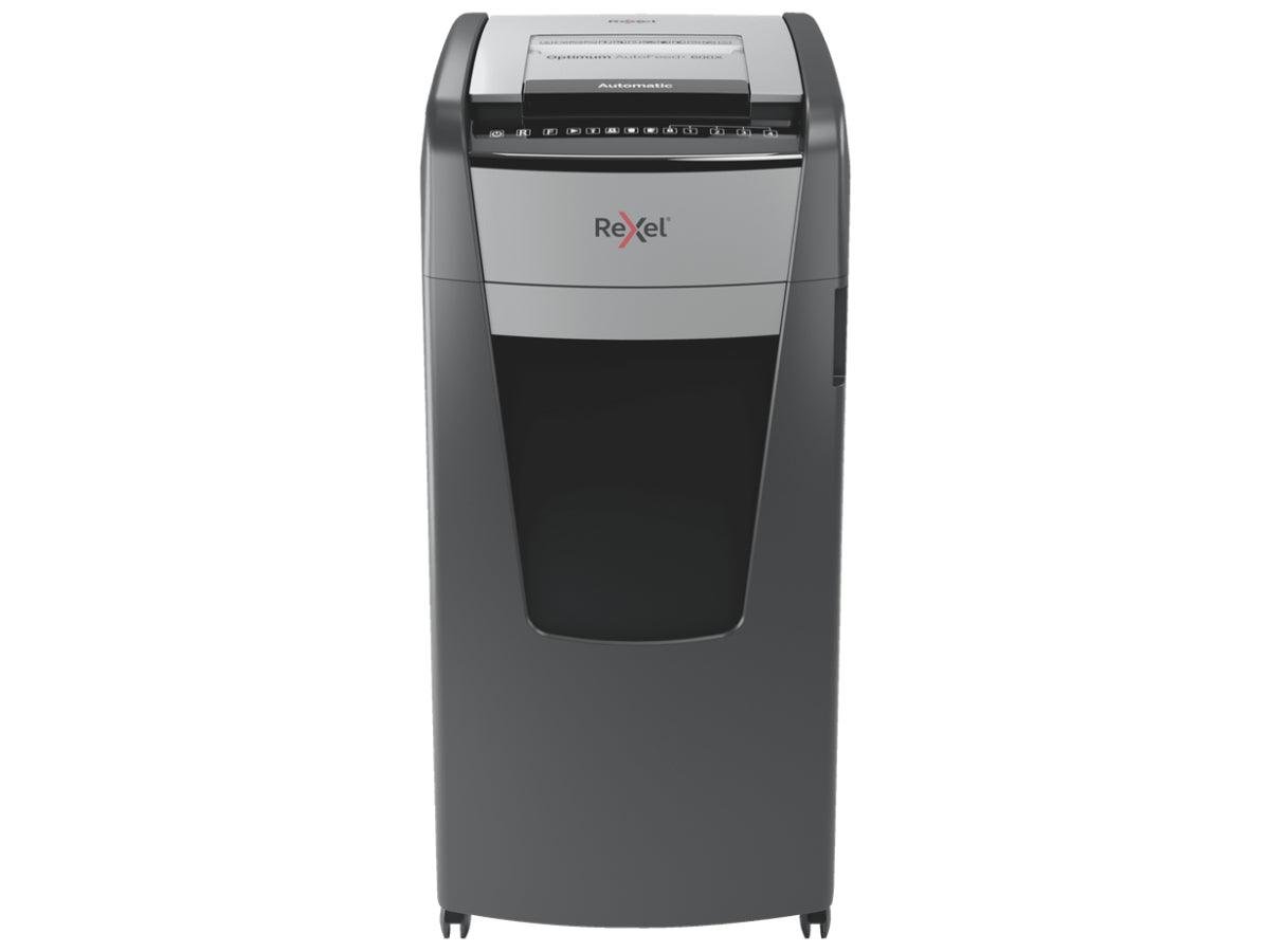 Rexel Optimum AutoFeed+ 600X Automatic Cross Cut Paper Shredder - Image 1