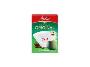 Melitta Original 1 × 4 Coffee Filters, White, Pack of 40