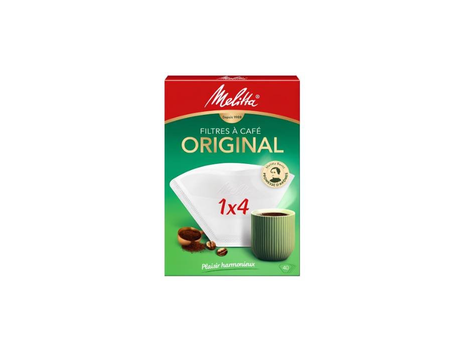 Melitta 1x4 coffee filters pack of 40 main view