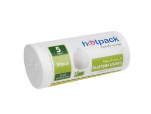 Hotpack 5-Gallon White Bin Liners 50 Pack