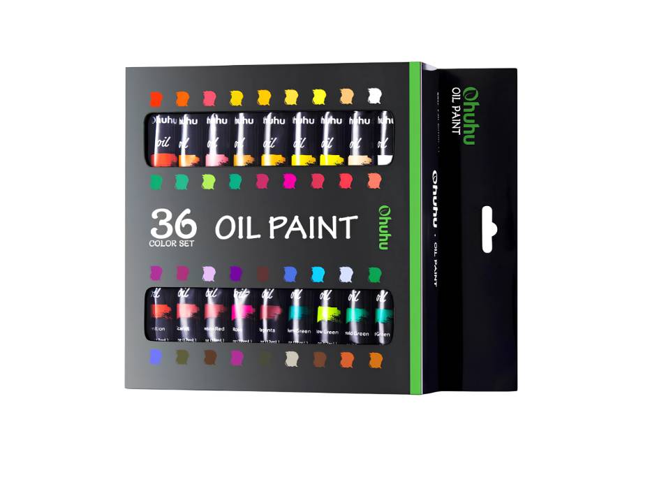 Ohuhu Oil Paint Set, 24 Colours, 12ml Tubes