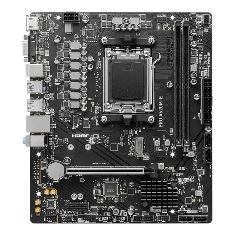MSI PRO A620M-E Micro-ATX AM5 Motherboard