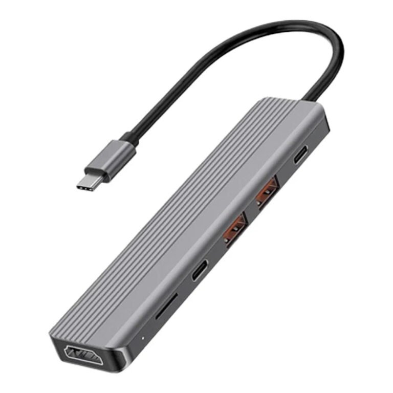 Powerology 6-in-1 USB-C Hub P61HBCGY