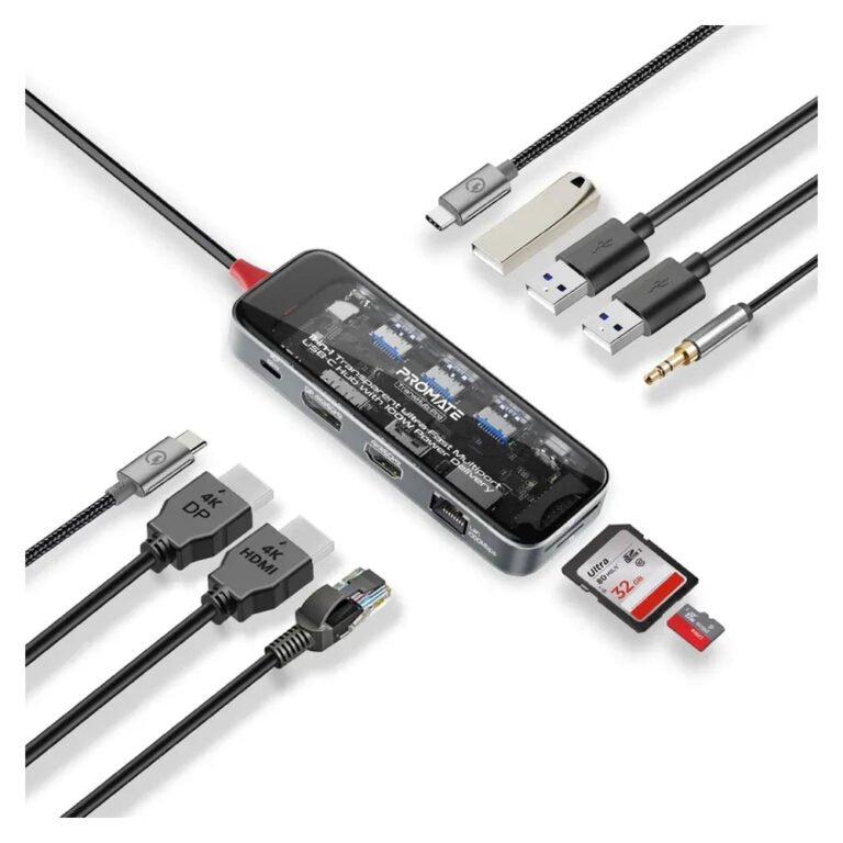 Promate TransHub-Pro 11-in-1 Multiport USB-C Hub