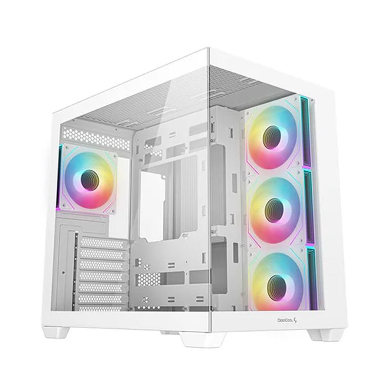 DeepCool CG530 4F WH ATX PC Case R-CG530-WHADA4-G-1
