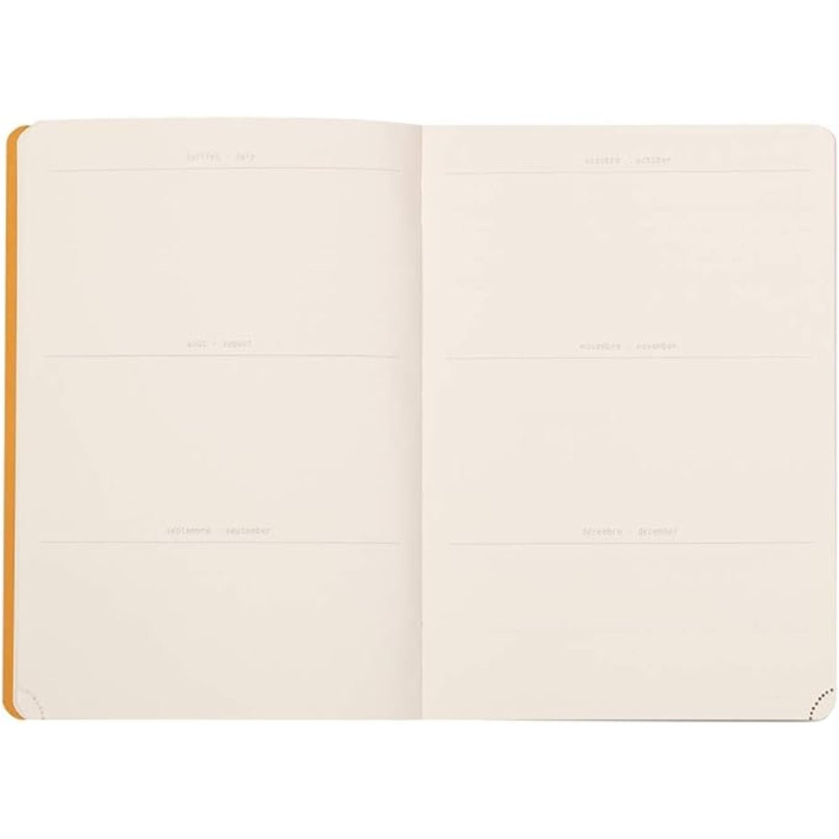 Rhodia Perpetual undated Diary A5, Soft PU Cover, 1Week/1Page, Red - Image 5