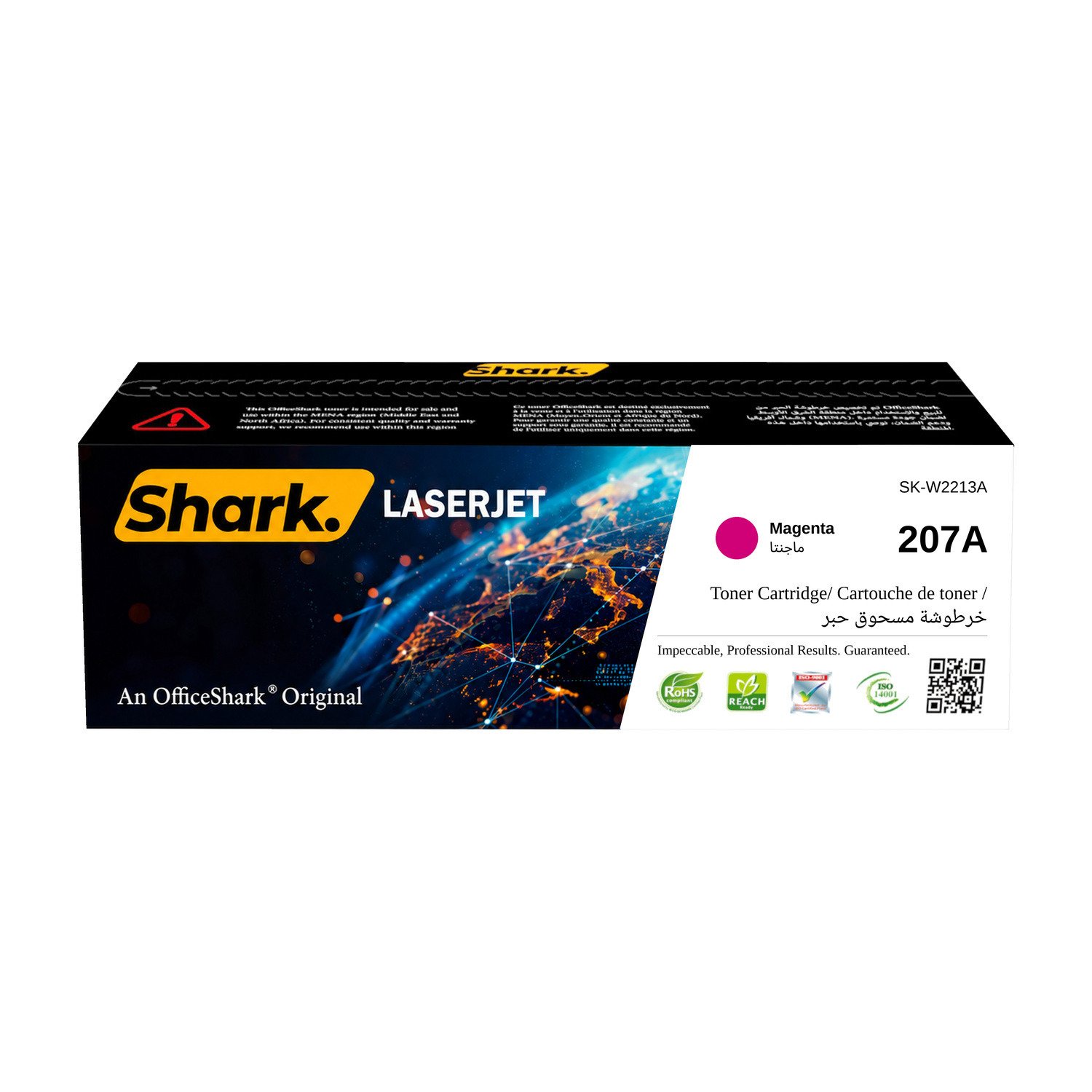 Shark SK-W2213A 207A compatible Magenta toner cartridge box