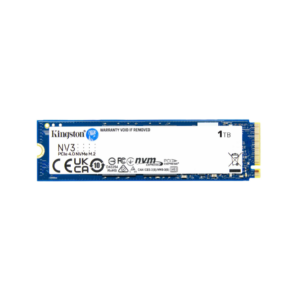 Kingston NV3 1TB PCIe 4.0 M.2 NVMe SSD SNV3S1000G