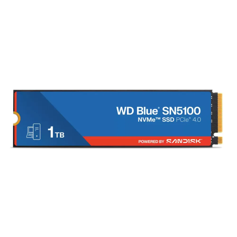 Sandisk WD Blue SN5100 1TB M.2 NVMe PCIe 4.0 SSD WDS100T5B0E