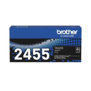 Brother TN-2455 Original Black Toner Cartridge, High Yield