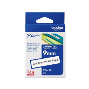 Brother TZe Laminated Label Tape for Brother P-Touch Label Printers | 9mm and 12mm | Genuine and Compatible