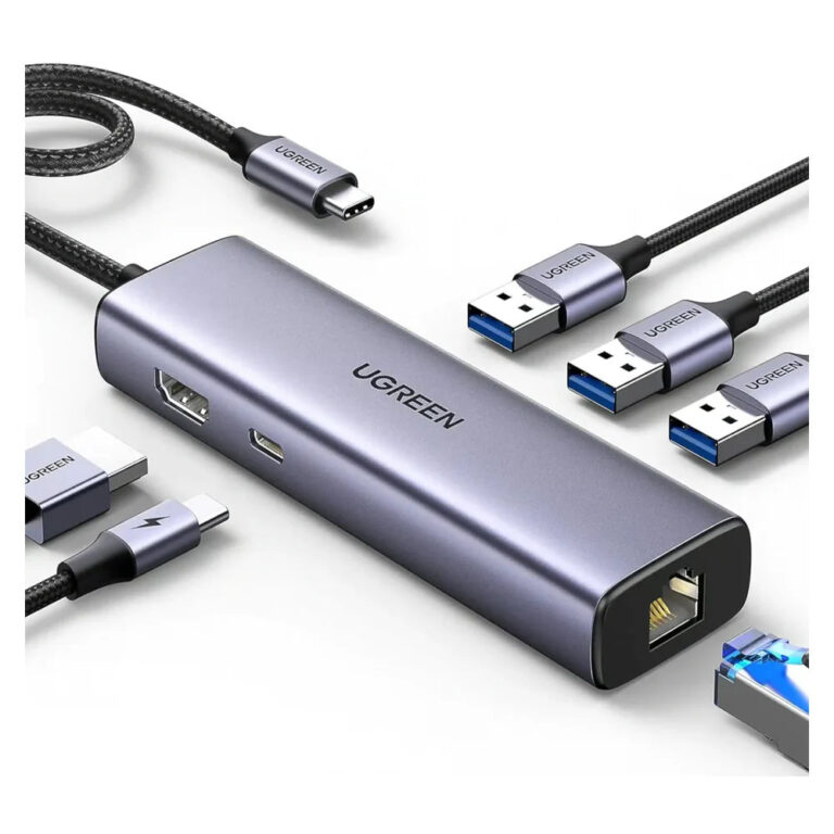 Ugreen USB-C to USB 3.0 6-in-1 Hub Adapter 15598