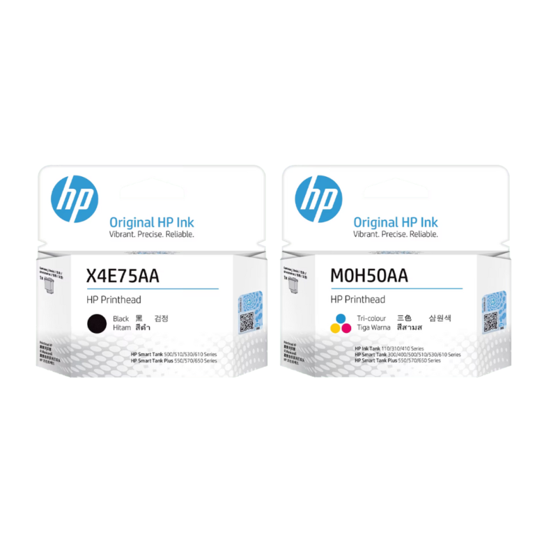 HP X4E75A Black and M0H50A Tri-Colour Printhead Set, 2 Pack