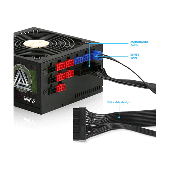 Power Supply 700W Zalman Wattera 80 Plus Gold ZM700-EBTII