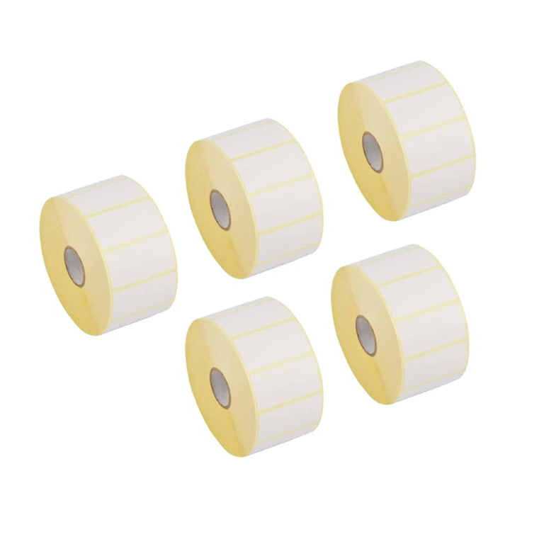 Emigo Barcode Label 38mm x 25mm x 1 ” core – 1000 labels per roll – using Wax Ribbon