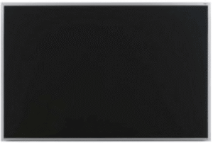 Bi-Office Black Board With Aluminum Frame 60 x 90cm