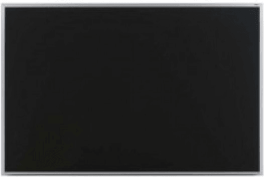 Bi-Office Black Board With Aluminum Frame 60 x 90cm