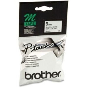 Brother P-touch 9mm MK-221 Tape, Black on White