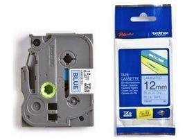 Brother P-touch 12mm TZ-531 Laminated Tape, 8 m, Black on Blue