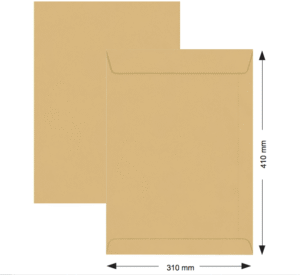 Hispapel Envelope 310 x 410mm 16″ x 12″ 250pcs-box