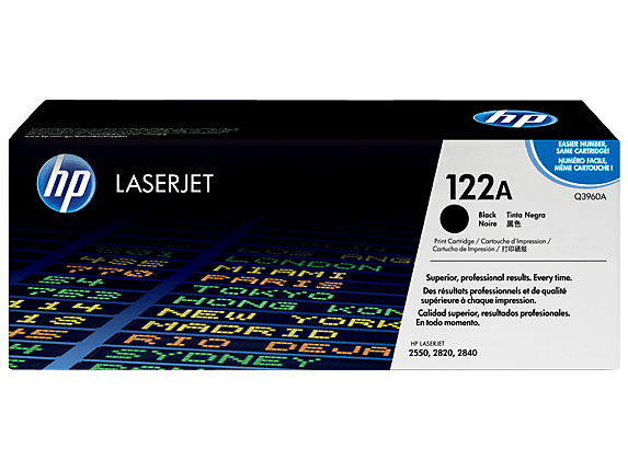 HP 122A Black Toner Cartridge (Q3960A)