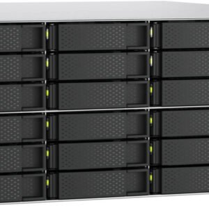 QNAP TS-H2477AXU-RP 4U Rackmount NAS, AMD Ryzen 7 Pro 7000, 24-Bay SATA, 2x M.2 Gen5, 3x PCIe Gen4, 2x 10Gbe, 2x 2.5Gbe, Qutsero ZFS, Dual 800W PSU | TS-H2477AXU-RP-R7-32G