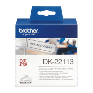 Brother DK-22113 Continuous Film Tape, Clear, 62mm x 15.24m