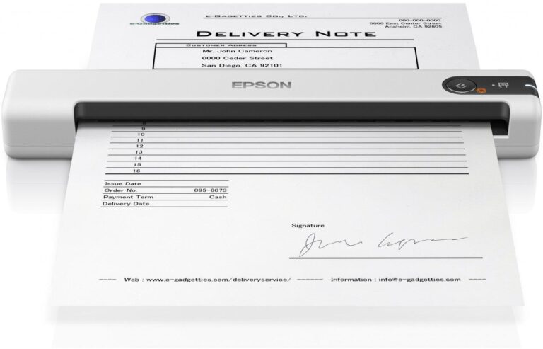 Epson WorkForce DS-70 Mobile Business Scanner