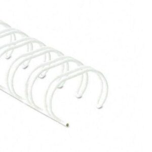Fellowes Wire Binding Rings, 34 Loops, 8mm, 100/box