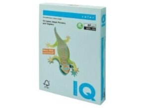 IQ Colored Copy Paper A4, 80gsm, Pale Blue, 500Sheets/Ream