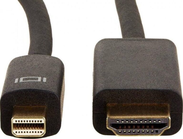 Kongda Mini Display Port To HDMI Cable 1.8M
